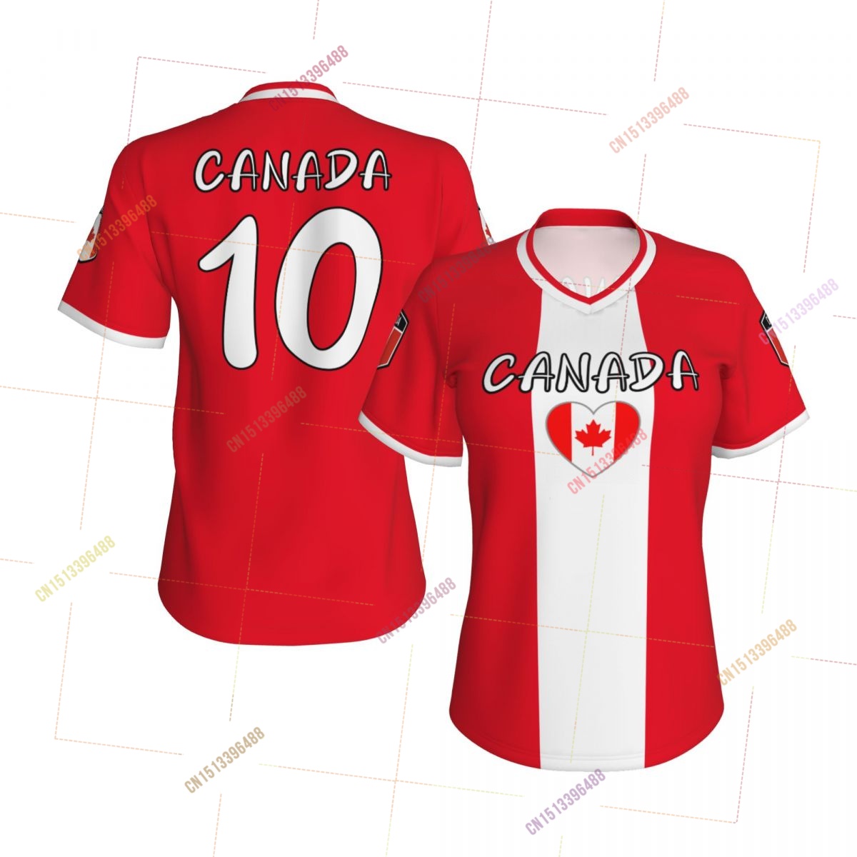 Women'S Accessories Canada - Женская футболка с флагом Канады 2026,