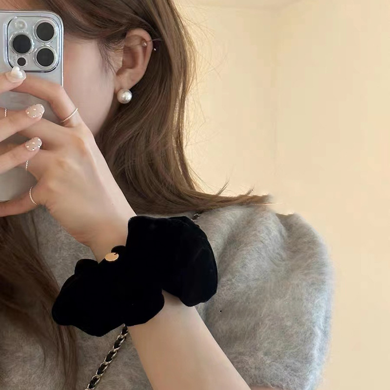 Hair Tie Velvet - Женская элегантная бархатная эластичная резинка для