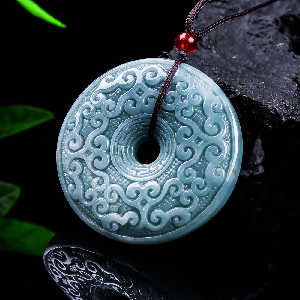Women'S Accessories Jewelry - Натуральный бирманский нефритовый кулон-цветок, винтажное дизайнерское