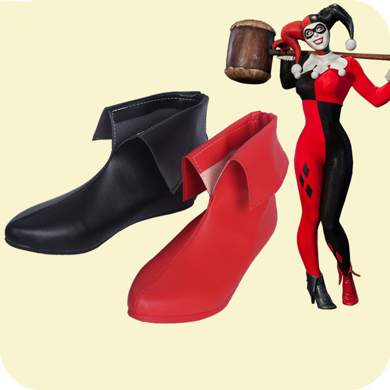 Women'S Harley Quinn Accessories - Сапоги Arkham Knight для косплея Квинн,