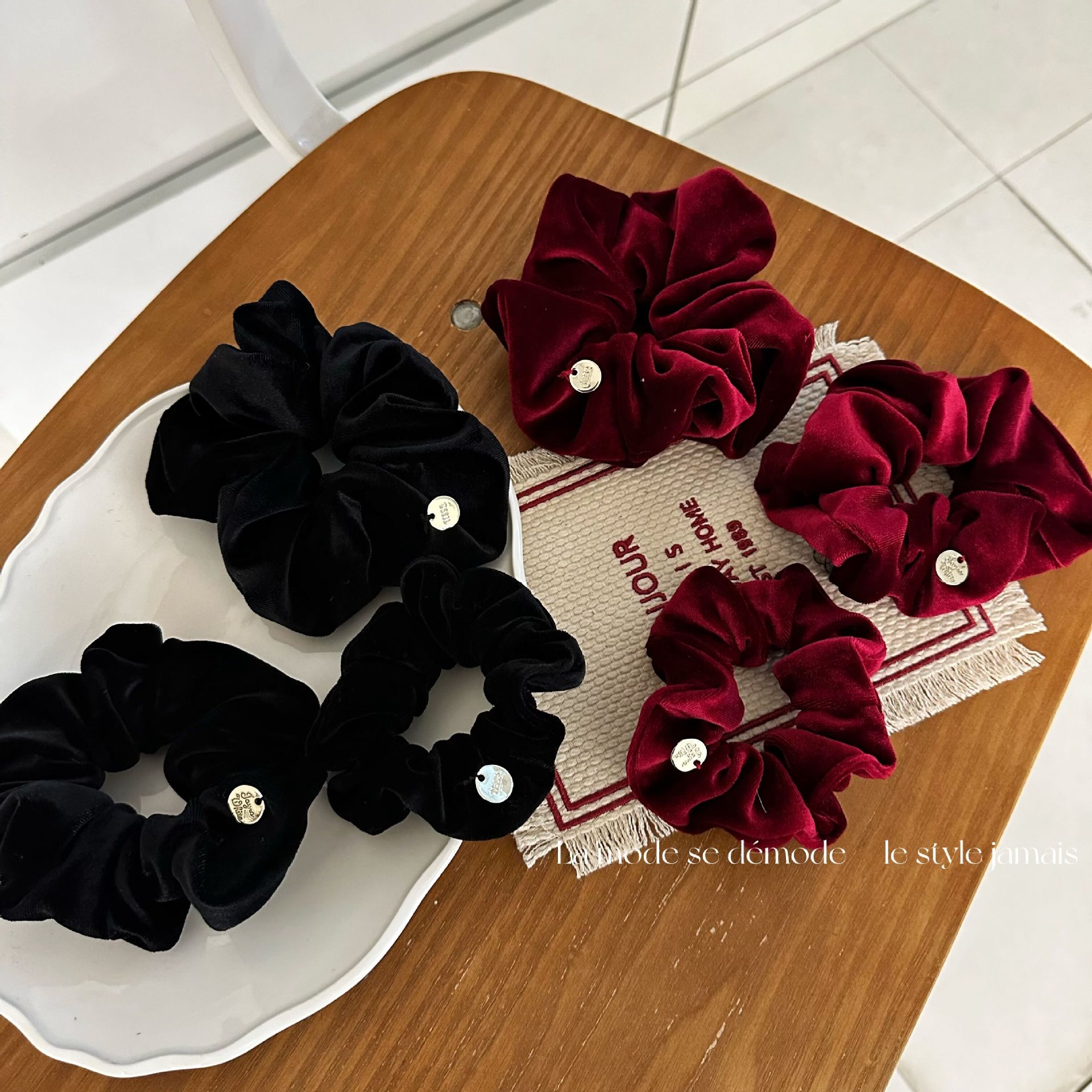 Женская элегантная бархатная э – обзор и цена Hair Tie Velvet