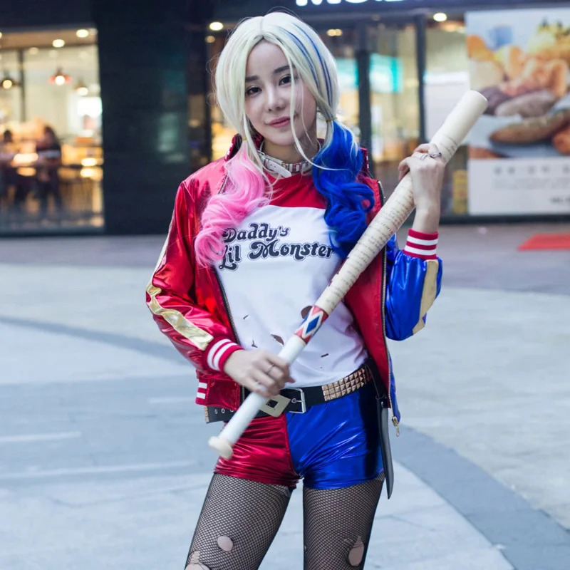 Костюм Харли для косплея «Саиц – обзор и цена Women'S Harley Quinn Accessories