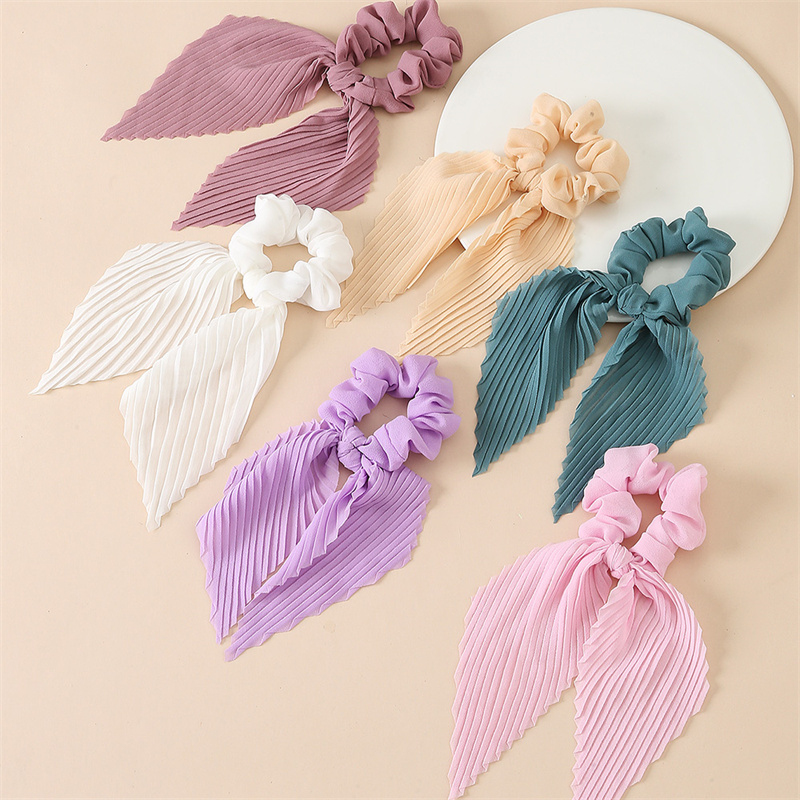 Набор из 6 плиссированных рези – обзор и цена Scrunchie Satin Set