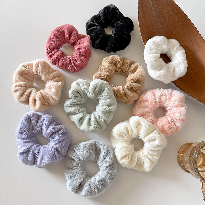 Зимняя теплая мягкая резинка д – обзор и цена Hair Tie Velvet