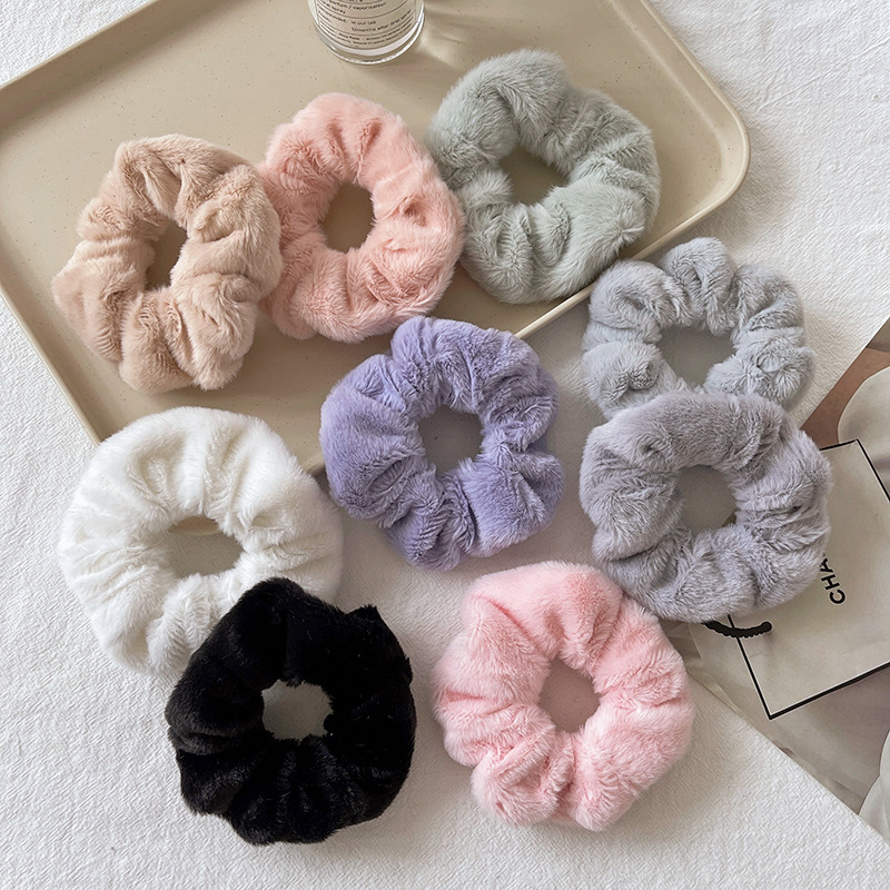 Зимняя теплая мягкая резинка д – обзор и цена Hair Tie Velvet