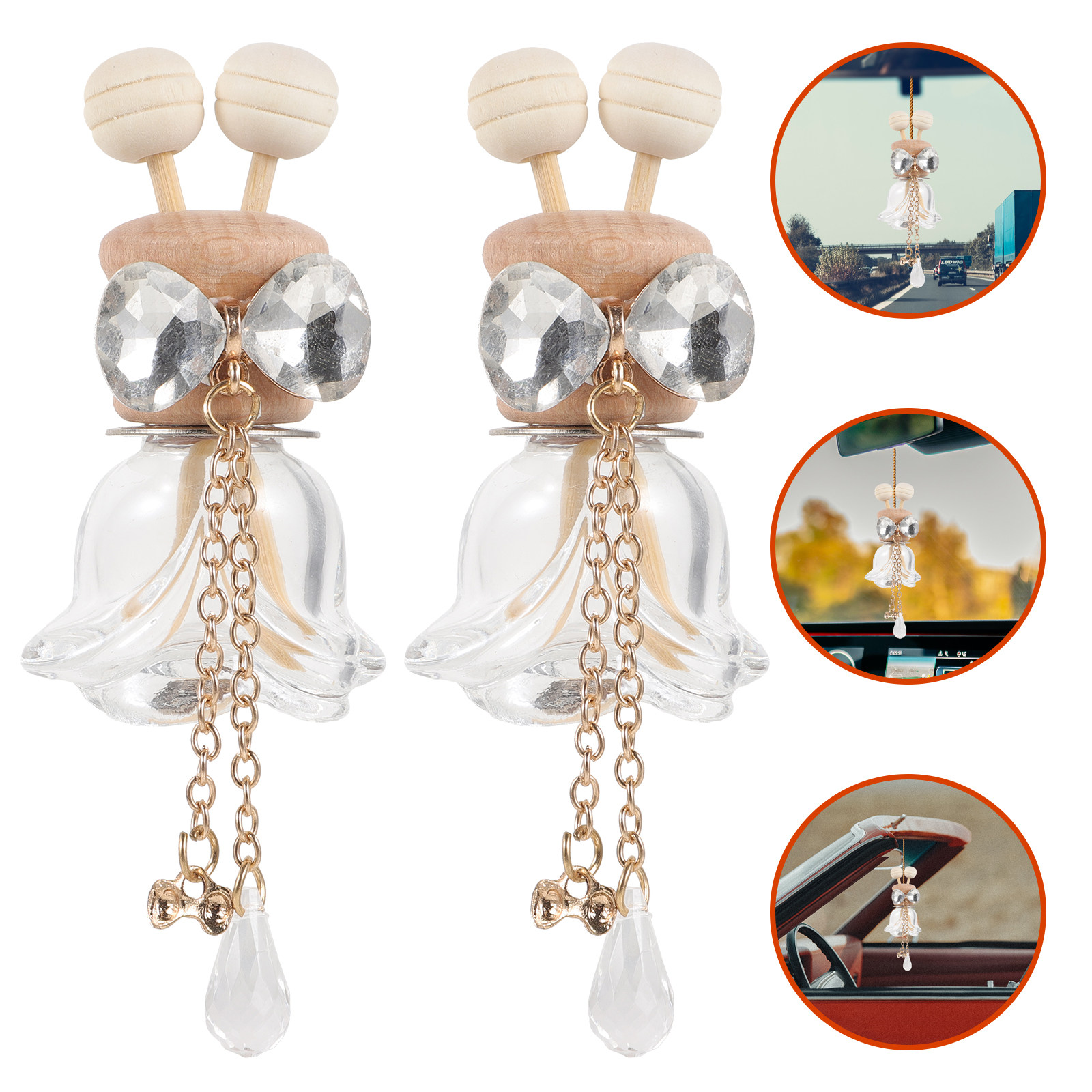 2 шт. стеклянных бутылочек-осв – обзор и цена Women Accessories Outlet