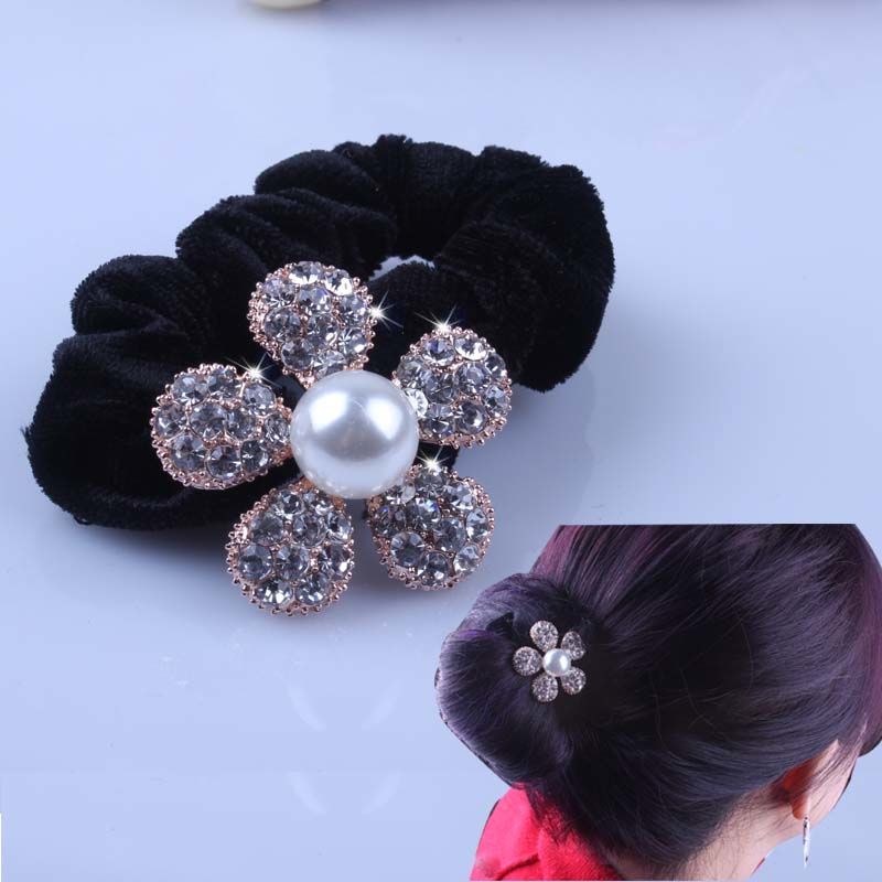 1 шт. Черные бархатные резинки – обзор и цена Hair Tie Velvet