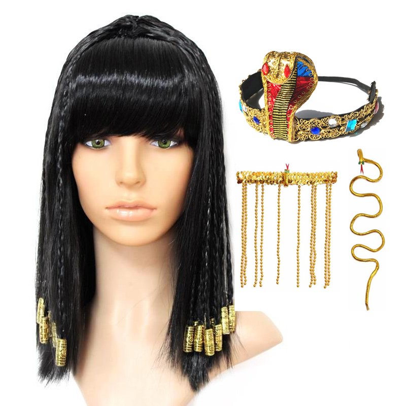 Парик Клеопатры для женщин, ак – обзор и цена Women Accessories Egypt