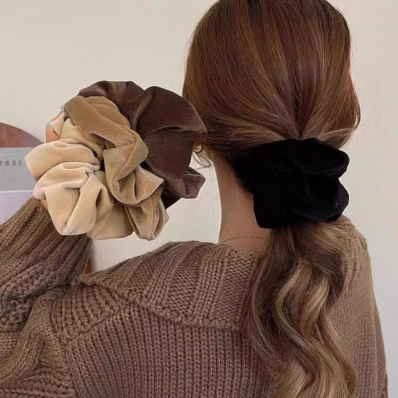 1-4 шт., женские резинки для в – обзор и цена Hair Tie Velvet