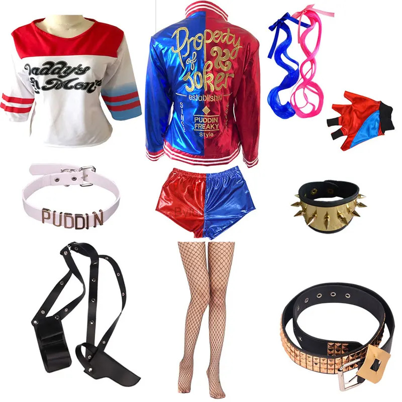 Аниме косплей для девочек и же – обзор и цена Women'S Harley Quinn Accessories