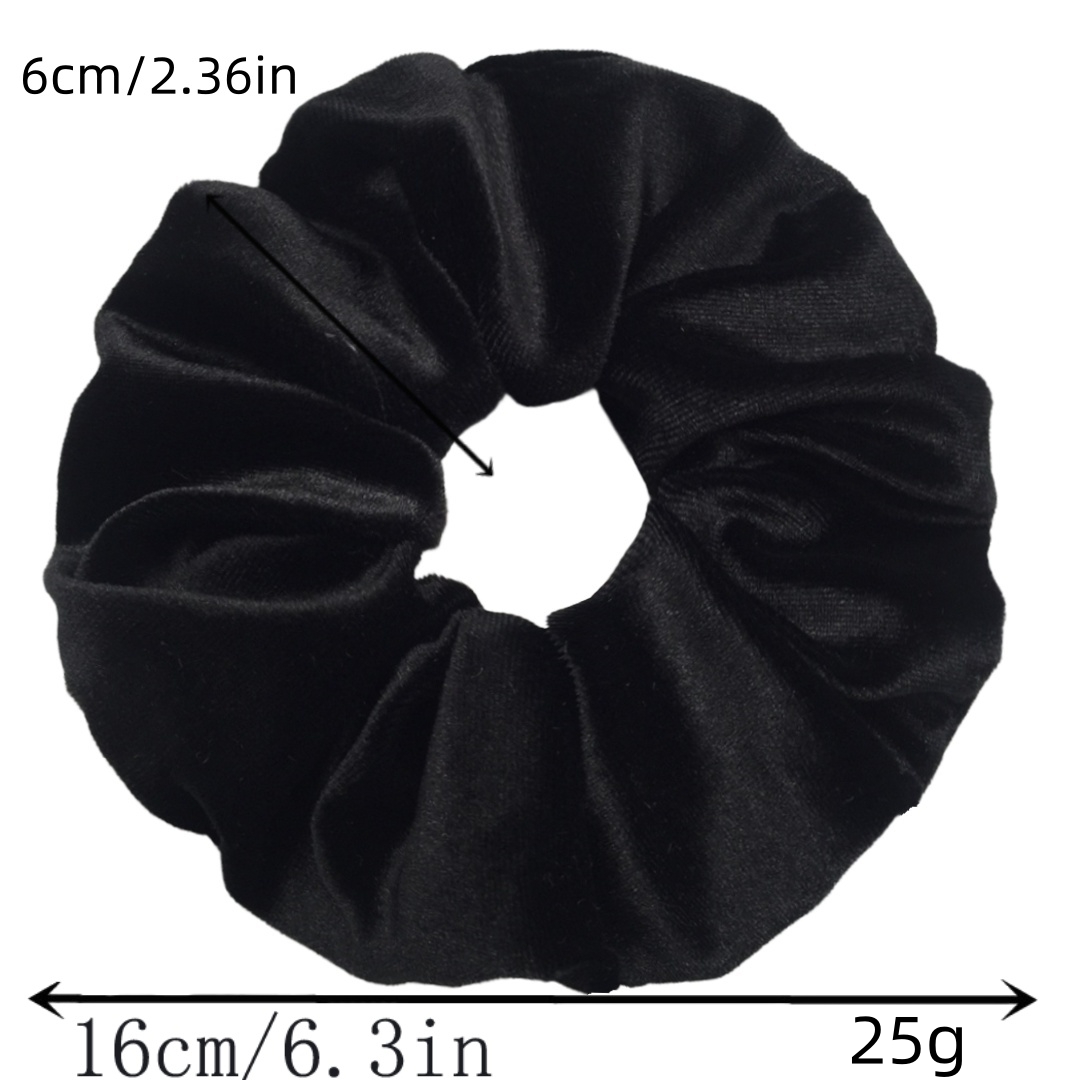 16 см модные большие бархатные – обзор и цена Hair Tie Velvet